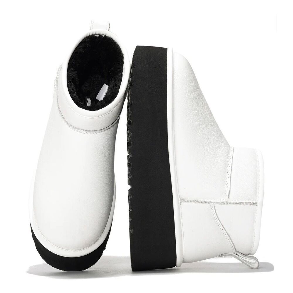 Project Cloud 100% Genuine Leather Ankle Boots for Women - 8.5